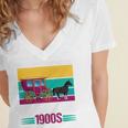 Please Be Patient With Me I'm From The 1900s Cool Dad Premium Women's Jersey Short Sleeve Deep V-Neck Tshirt