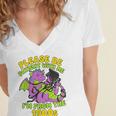 Please Be Patient I'm From The 1900s Dragon Men Women Premium Tri-Blend Women's Jersey Short Sleeve Deep V-Neck Tshirt