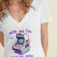 Please Be Patient With Me I'm From The 1900s Gamer Gaming Premium Women's Jersey Short Sleeve Deep V-Neck Tshirt Please Be Patient With Me I'm From The 1900s Gamer Gaming Premium Women's Jersey Short Sleeve Deep V-Neck Tshirt