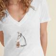 Please Be Patient With Me I'm From The 1900s Ladies Women Premium Women's Jersey Short Sleeve Deep V-Neck Tshirt