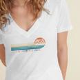 Please Be Patient With Me I'm From The 1900s Retro 90s Premium Women's Jersey Short Sleeve Deep V-Neck Tshirt