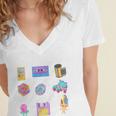 Please Be Patient With Me I'm From The 1900s Retro 90's Women's Jersey Short Sleeve Deep V-Neck Tshirt Please Be Patient With Me I'm From The 1900s Retro 90's Women's Jersey Short Sleeve Deep V-Neck Tshirt