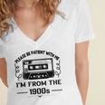 Please Be Patient With Me I'm From The 1900s Sarcastic Idea Women's Jersey Short Sleeve Deep V-Neck Tshirt Please Be Patient With Me I'm From The 1900s Sarcastic Idea Women's Jersey Short Sleeve Deep V-Neck Tshirt