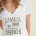 Please Be Patient I'm From The 1900s Vintage Over The Hill Premium Tri-Blend Women's Jersey Short Sleeve Deep V-Neck Tshirt Please Be Patient I'm From The 1900s Vintage Over The Hill Premium Tri-Blend Women's Jersey Short Sleeve Deep V-Neck Tshirt