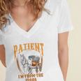 Please Be Patient With Me I'm From The 1900s Vintage Lover Women's Jersey Short Sleeve Deep V-Neck Tshirt