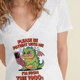 Please Be Patient I'm From The 1900s Vintage Men Women Premium Tri-Blend Women's Jersey Short Sleeve Deep V-Neck Tshirt