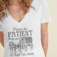 Please Be Patient With Me I'm From The 1900s Vintage 1900s Premium Tri-Blend Women's Jersey Short Sleeve Deep V-Neck Tshirt Please Be Patient With Me I'm From The 1900s Vintage 1900s Premium Tri-Blend Women's Jersey Short Sleeve Deep V-Neck Tshirt