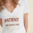 Please Be Patient With Me I'm From The 1900s Vintage Style Premium Women's Jersey Short Sleeve Deep V-Neck Tshirt Please Be Patient With Me I'm From The 1900s Vintage Style Premium Women's Jersey Short Sleeve Deep V-Neck Tshirt