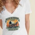 Please Be Patient With Me I'm From The 1900s Women Men Premium Women's Jersey Short Sleeve Deep V-Neck Tshirt