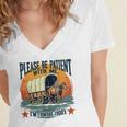Please Be Patient With Me I'm From The 1900s Women Men Women's Jersey Short Sleeve Deep V-Neck Tshirt