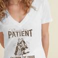 Please Be Patient Whith Me I'm From The 1900s Wife Husband Women's Jersey Short Sleeve Deep V-Neck Tshirt