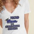 Proud Mom Of a Kindergarten Graduate Graduation TShirt Women's Jersey Short Sleeve Deep V-Neck Tshirt