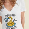Raised On Hose Water Nostalgia Lovers Summer Vibes Women's Jersey Short Sleeve Deep V-Neck Tshirt Raised On Hose Water Nostalgia Lovers Summer Vibes Women's Jersey Short Sleeve Deep V-Neck Tshirt