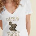 Retro Please Be Patient With Me I'm From The 1900s Projector Premium Women's Jersey Short Sleeve Deep V-Neck Tshirt Retro Please Be Patient With Me I'm From The 1900s Projector Premium Women's Jersey Short Sleeve Deep V-Neck Tshirt