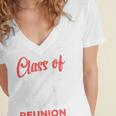 Reunion 2016 Class Of 2016 Matching Graduation High School Women's Jersey Short Sleeve Deep V-Neck Tshirt