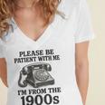 Sarcastic Please Be Patient I'm From The 1900s Premium Tri-Blend Women's Jersey Short Sleeve Deep V-Neck Tshirt Sarcastic Please Be Patient I'm From The 1900s Premium Tri-Blend Women's Jersey Short Sleeve Deep V-Neck Tshirt