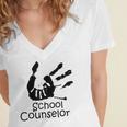 School Counselor t Shirt School Teacher Graduation Idea Women's Jersey Short Sleeve Deep V-Neck Tshirt