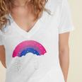 Secretly Bisexual Bi Introvert Bi Pride Antisocial LGBTQ Raglan Baseball Tee Women's Jersey Short Sleeve Deep V-Neck Tshirt
