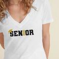 Senior 2026 Graduation 2026 Class Senior 2026 Grad Women's Jersey Short Sleeve Deep V-Neck Tshirt