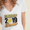 Senior Class Of 2019 Tshirt Graduation School Volleyball Women's Jersey Short Sleeve Deep V-Neck Tshirt