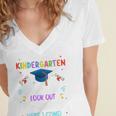 So Long Kindergarten Graduation Look Out 1st Grade 2025 Kids Premium Tri-Blend Women's Jersey Short Sleeve Deep V-Neck Tshirt