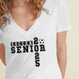 Soccer Senior Night Soccer Senior 2025 Graduation 26 Women's Jersey Short Sleeve Deep V-Neck Tshirt
