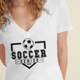 Soccer Senior Night Soccer Senior 2025 Graduation 30 Women's Jersey Short Sleeve Deep V-Neck Tshirt