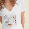 Splash Water Frutiger Aero Y2K Style Clownfish Premium Women's Jersey Short Sleeve Deep V-Neck Tshirt