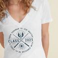 Star Wars Graduation Jedi Academy Class Of 2025 New Grad Women's Jersey Short Sleeve Deep V-Neck Tshirt