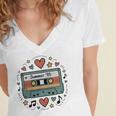 Summer ’95 Retro Cassette Tape Nostalgia Music Lover Premium Tri-Blend Women's Jersey Short Sleeve Deep V-Neck Tshirt Summer ’95 Retro Cassette Tape Nostalgia Music Lover Premium Tri-Blend Women's Jersey Short Sleeve Deep V-Neck Tshirt