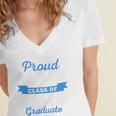 Super Proud Son In Law Of 2025 Graduate Graduation Family Premium Women's Jersey Short Sleeve Deep V-Neck Tshirt