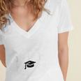 I Survived Nursing School Graduation RN NurseShirt Women's Jersey Short Sleeve Deep V-Neck Tshirt