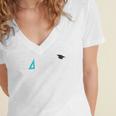 Teacher Established 2018 Shirt Graduation For Teachers Women's Jersey Short Sleeve Deep V-Neck Tshirt