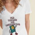I Like Video Games Dogs And Maybe 3 People Gamer Introvert Raglan Baseball Tee Women's Jersey Short Sleeve Deep V-Neck Tshirt I Like Video Games Dogs And Maybe 3 People Gamer Introvert Raglan Baseball Tee Women's Jersey Short Sleeve Deep V-Neck Tshirt