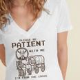 Vintage Biden Please Be Patient With Me I'm From The 1900s Women's Jersey Short Sleeve Deep V-Neck Tshirt Vintage Biden Please Be Patient With Me I'm From The 1900s Women's Jersey Short Sleeve Deep V-Neck Tshirt