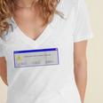 Windows Xp Error Women's Jersey Short Sleeve Deep V-Neck Tshirt