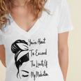 You'Re About To Exceed The Limits Of My Medication Introvert Raglan Baseball Tee Women's Jersey Short Sleeve Deep V-Neck Tshirt