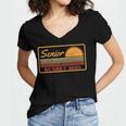 2025 Graduation Highschool Senior Sunset Women's Jersey Short Sleeve Deep V-Neck Tshirt