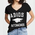 Adios Bitchachos Graduation Women's Jersey Short Sleeve Deep V-Neck Tshirt