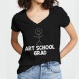 Artist Shirt Art School Grad Graduation Shirt Women's Jersey Short Sleeve Deep V-Neck Tshirt