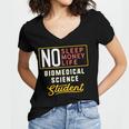 Biomedical Science Major Student Shirt Graduation Women's Jersey Short Sleeve Deep V-Neck Tshirt