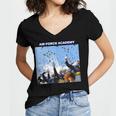 Cadets Celebrate Academy Graduation Women's Jersey Short Sleeve Deep V-Neck Tshirt