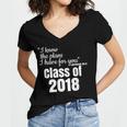 Christian Graduation Jeremiah 29 Women's Jersey Short Sleeve Deep V-Neck Tshirt