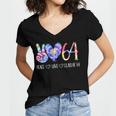 Class Of 1964 Shirt Tie Dye Senior Graduation Class Reunion Women's Jersey Short Sleeve Deep V-Neck Tshirt