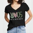 Class Of 2005 Shirt Leopard Senior Graduation Class Reunion Women's Jersey Short Sleeve Deep V-Neck Tshirt