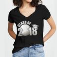 Class Of 2018 Shirts Graduation Senior Golf Women's Jersey Short Sleeve Deep V-Neck Tshirt