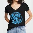 Class Of a 2019 Graduate TShirt Graduation Tee Shirt Women's Jersey Short Sleeve Deep V-Neck Tshirt