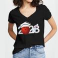 Class Of 2023 Graduation For Him Her Bowling Women's Jersey Short Sleeve Deep V-Neck Tshirt