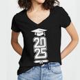 Class Of 2025 Done Graduation For Him Her Women Men Women's Jersey Short Sleeve Deep V-Neck Tshirt