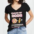 Class Of 2026 Students Graduate 2026 Graduation Women's Jersey Short Sleeve Deep V-Neck Tshirt